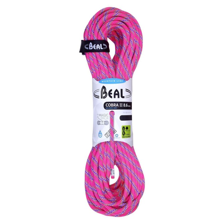 Lina dynamiczna Beal Cobra 8,6 mm 60 m Golden Dry Cover