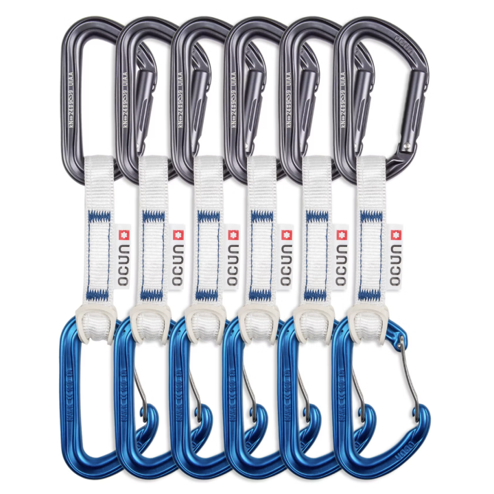 Ekspresy wspinaczkowe Ocun HAWK QD COMBI BIO-DYN-RING 15 mm 10 cm 6-pack