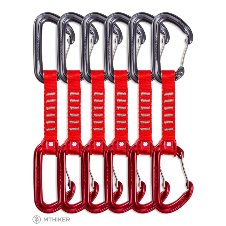 Ekspresy wspinaczkowe Ocun HAWK QD WIRE ECO-PES 16 mm 10 cm 6-pack