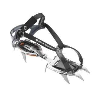 Black Diamond Contact Strap Crampons – lightweight stainless steel mountaineering crampons Black Diamond Contact Strap Crampons – lightweight stainless steel mountaineering crampons