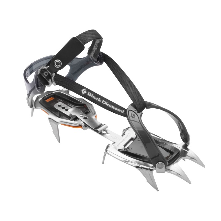 Black Diamond Contact Strap Crampons – lightweight stainless steel mountaineering crampons